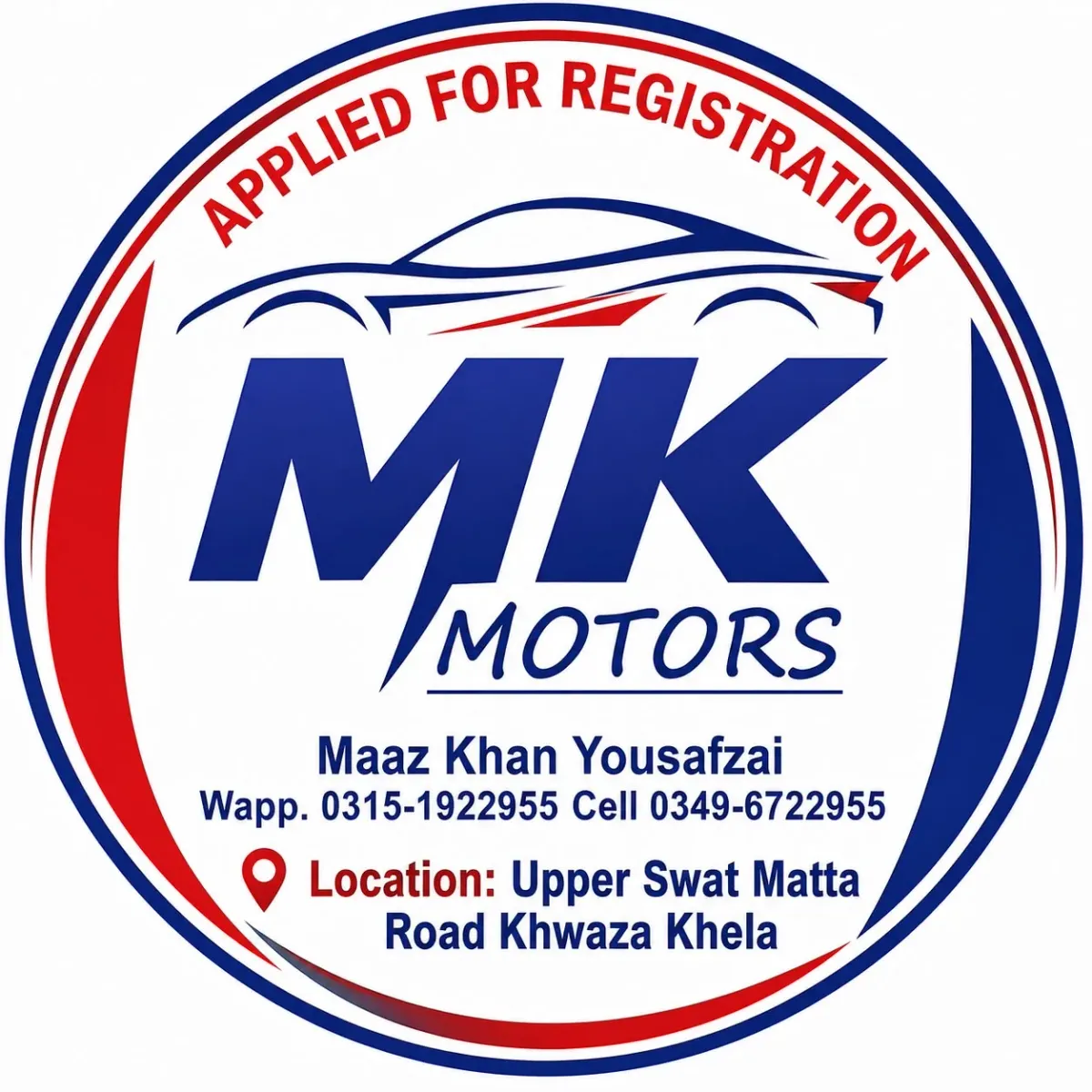 MK Motors โ verified NCP car showroom in Swat